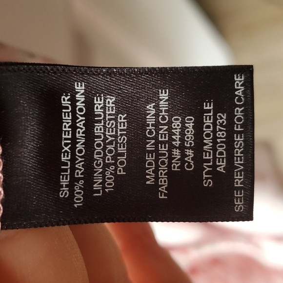 AFRM Hazel Baby Pink Ditzy Floral Smocked Dress - Picture 11 of 12